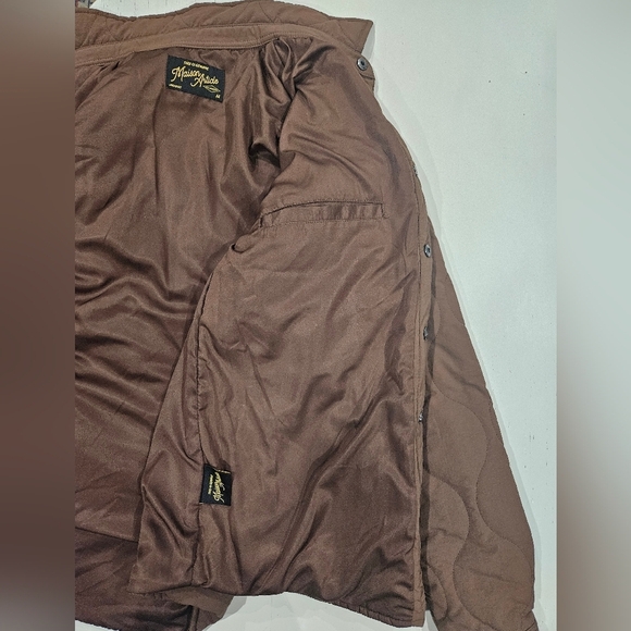 Maison Article Mens Brown Quilted Jacket. Medium. Casual Streetwear - Picture 8 of 10
